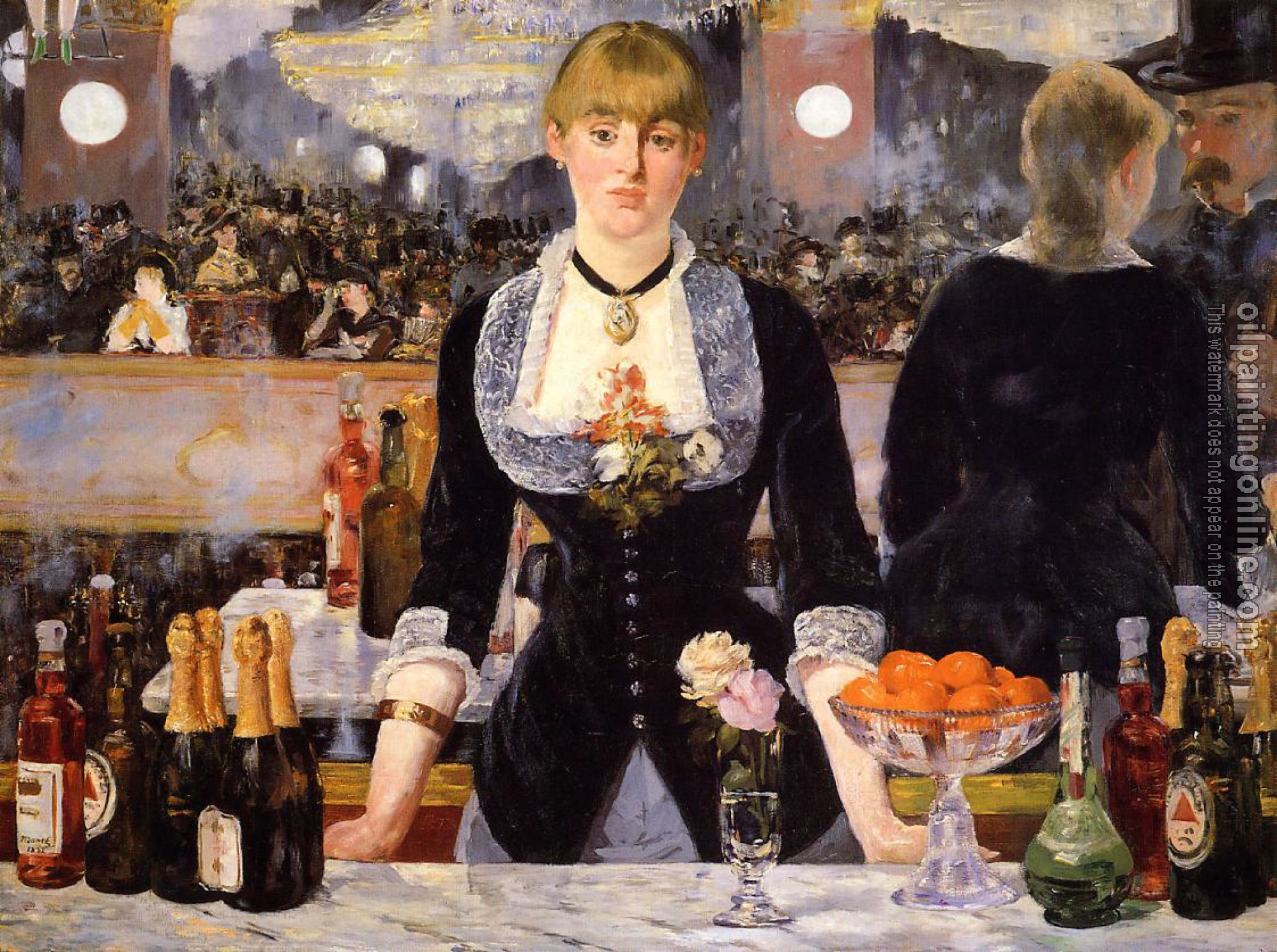 Manet, Edouard - A Bar at the Folies-Bergere( A Bar at the Crazy Shepherdess)